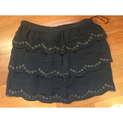 Pre-owned Maje Mini Skirt In Grey