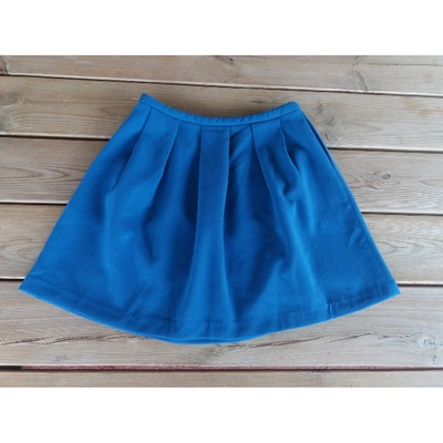 Pre-owned Suncoo Mini Skirt In Blue
