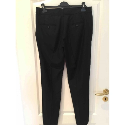 Pre-owned Comptoir Des Cotonniers Straight Pants In Black