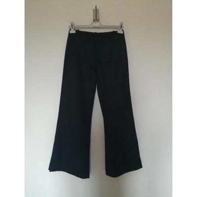 Pre-owned Balenciaga Wool Large Pants In Anthracite