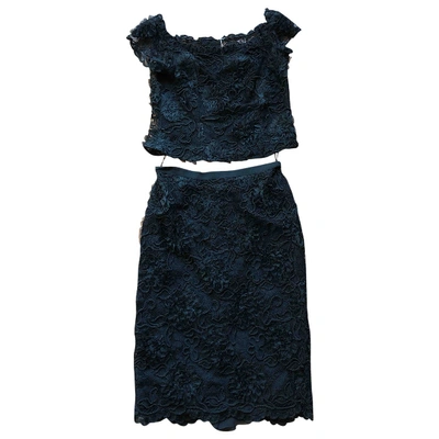 Pre-owned Chanel Black Lace Dress