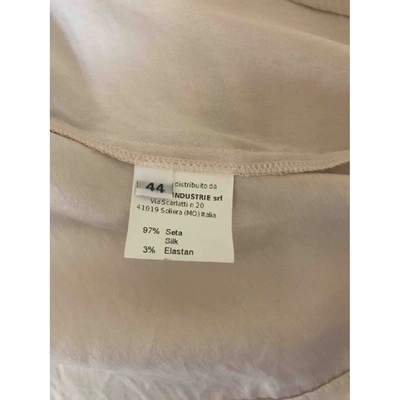 Pre-owned Jucca Pink Silk  Top