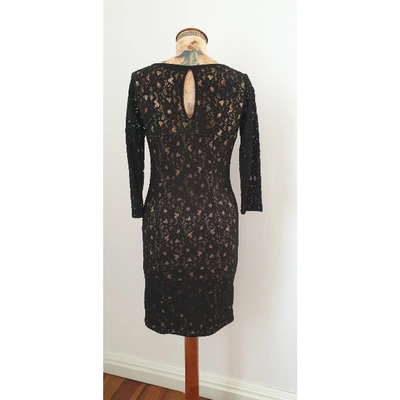 Pre-owned Guess Mid-length Dress In Black