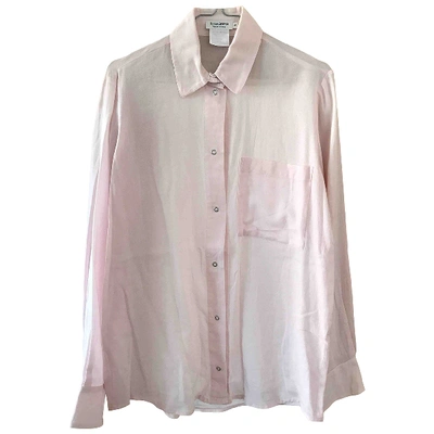 Pre-owned Roseanna Pink Cotton Top