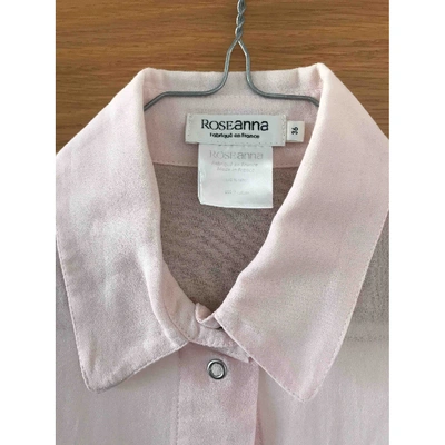 Pre-owned Roseanna Pink Cotton Top