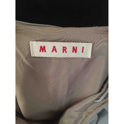 Pre-owned Marni Linen Mid-length Skirt In Beige