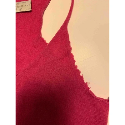 Pre-owned Zadig & Voltaire Pink Cashmere Tops