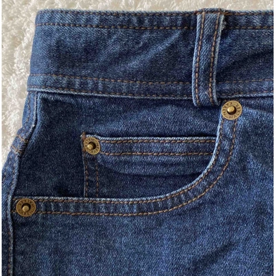 Pre-owned Karen Walker Blue Denim - Jeans Shorts