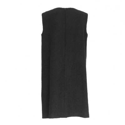 Pre-owned Moschino Cheap And Chic Wool Mid-length Dress In Black