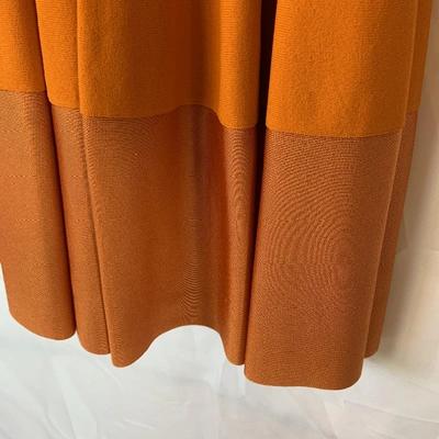 Pre-owned Alexander Mcqueen Mini Dress In Orange