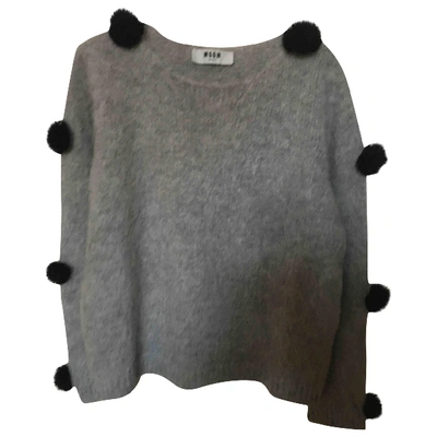 Pre-owned Msgm Wool Jumper In Grey