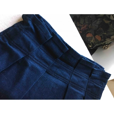 Pre-owned Marc By Marc Jacobs Mini Skirt In Blue