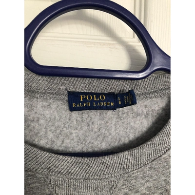 Pre-owned Polo Ralph Lauren Grey Cotton Knitwear