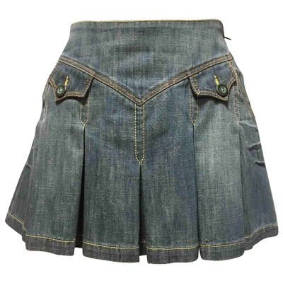 Pre-owned Isabel Marant Étoile Blue Denim - Jeans Skirts