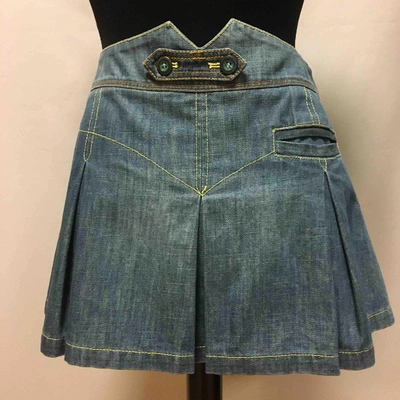 Pre-owned Isabel Marant Étoile Blue Denim - Jeans Skirts