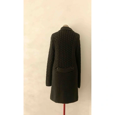 Pre-owned Max Mara Wool Coat In Green