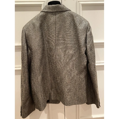 Pre-owned Mauro Grifoni Silver Cotton Jacket