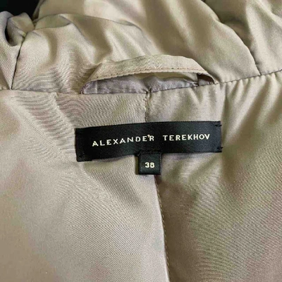 Pre-owned Alexander Terekhov Coat In Beige