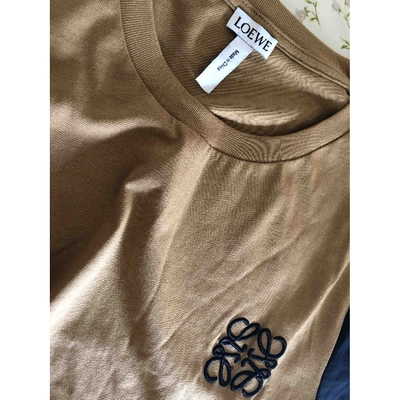 Pre-owned Loewe Khaki Cotton Top