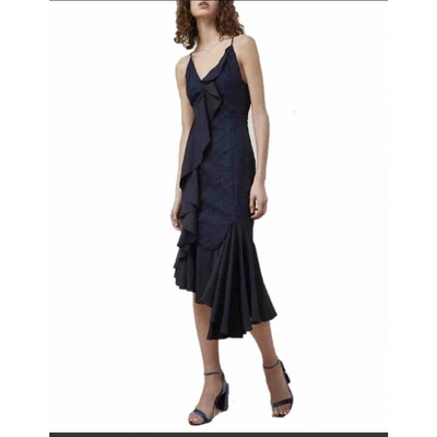 Pre-owned C/meo Collective Mid-length Dress In Navy