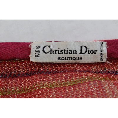 Pre-owned Dior Wool Maxi Skirt In Other