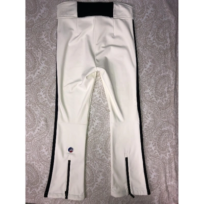 Pre-owned Fusalp Trousers In White