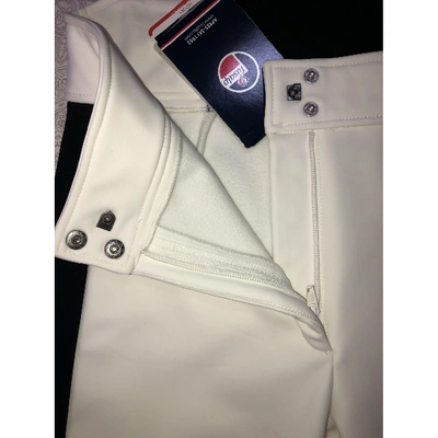 Pre-owned Fusalp Trousers In White