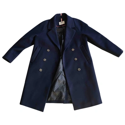 Pre-owned Tommy Jeans Navy Coat