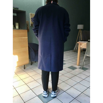 Pre-owned Tommy Jeans Navy Coat