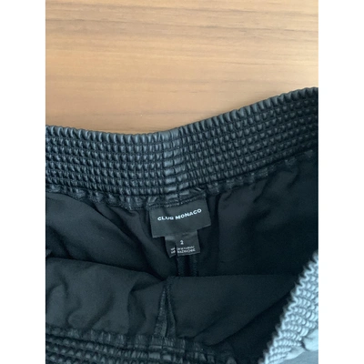 Pre-owned Club Monaco Black Polyester Shorts