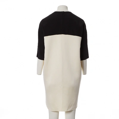 Pre-owned Celine Silk Mid-length Dress In Ecru