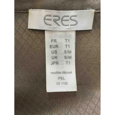 Pre-owned Eres Silk Jacket In Beige