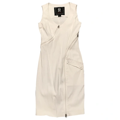Pre-owned Belstaff White Cotton Dress