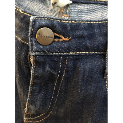 Pre-owned Acquaverde Slim Jeans In Blue