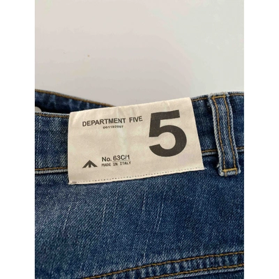 Pre-owned Department 5 Large Jeans In Blue
