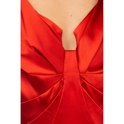 Pre-owned Zac Posen Mid-length Dress In Red