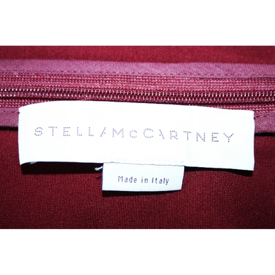 Pre-owned Stella Mccartney Dress In Burgundy