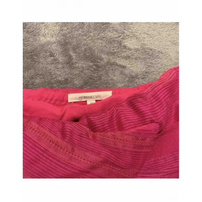 Pre-owned Vanessa Bruno Silk Mini Dress In Pink