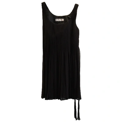 Pre-owned Alberta Ferretti Mini Dress In Black