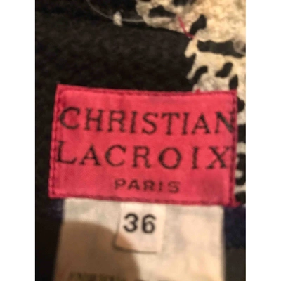 Pre-owned Christian Lacroix Mid-length Dress In Blue