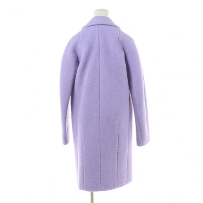 Pre-owned Carven Purple Wool Coat