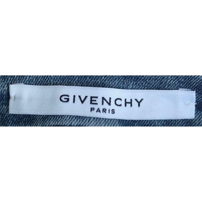 Pre-owned Givenchy Blue Denim - Jeans Skirt