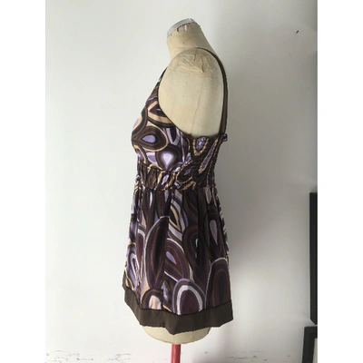 Pre-owned Hale Bob Silk Camisole In Multicolour