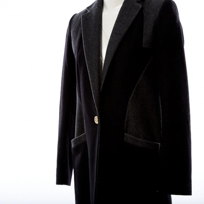 Pre-owned Faith Connexion Wool Coat In Grey