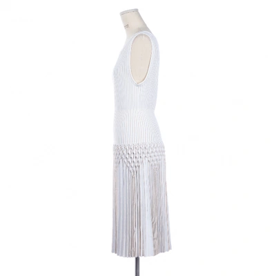 Pre-owned Alaïa White Dress