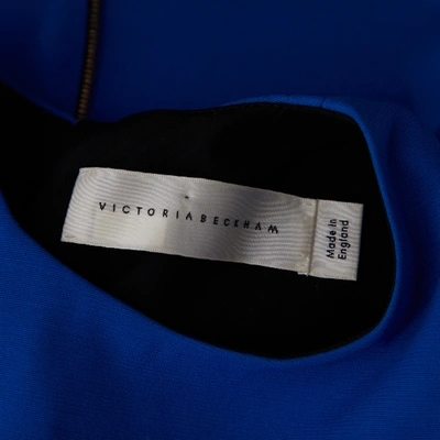 Pre-owned Victoria Beckham Blue Silk Dress