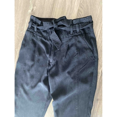 Pre-owned Comptoir Des Cotonniers Carot Trousers In Blue