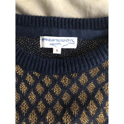 Pre-owned Opening Ceremony Wool Jumper In Gold
