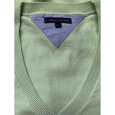 Pre-owned Tommy Hilfiger Green Cotton Knitwear