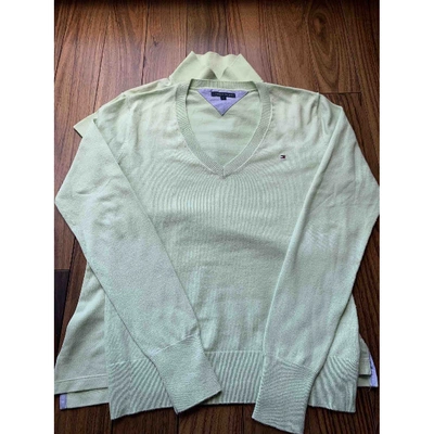 Pre-owned Tommy Hilfiger Green Cotton Knitwear